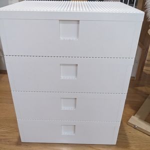 LEGO storage boxes with lids